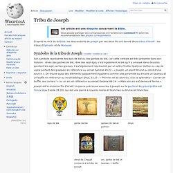 Symboles Tribu de Joseph