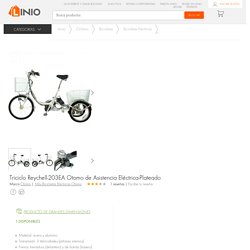 ➢ Compra Triciclo Reychell-203EA Otomo de Asistencia Eléctrica-Plateado online
