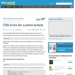 CSS tricks for custom bullets - Page 1