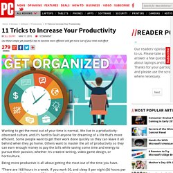11 Tricks to Increase Your Productivity