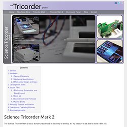 the Tricorder project - Science Tricorder Mark 2