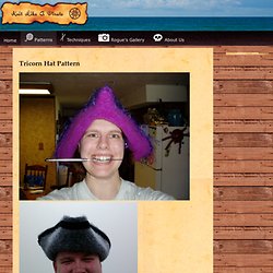 Tricorn Hat - Knit Like A Pirate