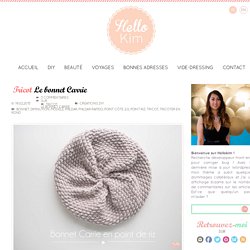 Tricot Le bonnet Carrie « Hello Kim !