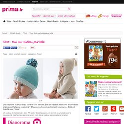 Tricot : tous nos modèles pour bébé