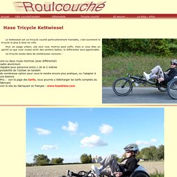 Hase Tricycle Kettwiesel - Roulcouché