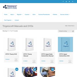 Trigenics® Manuals and DVDs Archives
