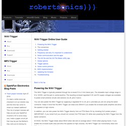 WAV Trigger Online User Guide – robertsonics
