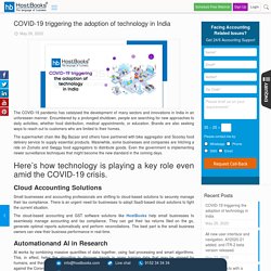 COVID-19 triggering the adoption of technology in India