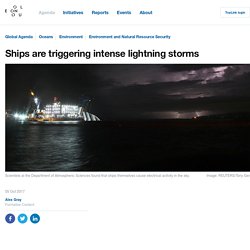 Ships are triggering intense lightning storms