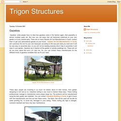 Gazebos: Trigon Structures