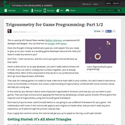 Trigonometry for Game Programming: Part 1/2