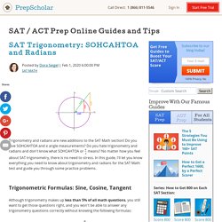 SAT Trigonometry: SOHCAHTOA and Radians