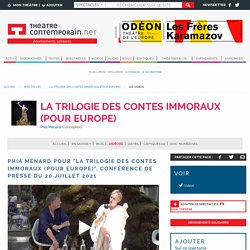 [VIDÉO] Conférence de presse avec Phia Ménard au festival d'Avignon