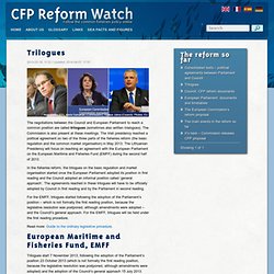 Trilogues « CFP-reformwatch.eu