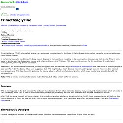 Trimethylglycine