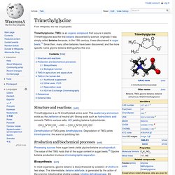 Trimethylglycine
