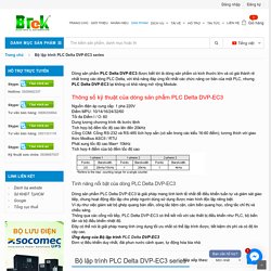 Bộ lập trình PLC Delta DVP-EC3 series