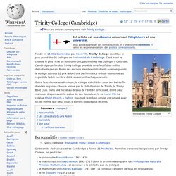 Trinity College (Cambridge)