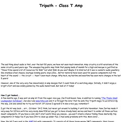 Tripath - Class T Amp