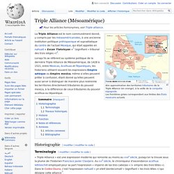 Triple Alliance (Mésoamérique)
