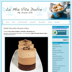 Chocolate Mousse Cakes, Chocolate Mousse Recipes, Mousse Cakes