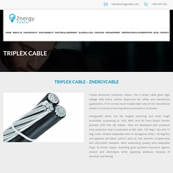 Triplex cable,Triplex wire,Triplex service drop cable
