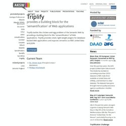 Triplify — Agile Knowledge Management and Semantic Web (AKSW)