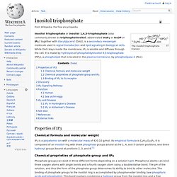 Inositol trisphosphate