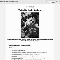 The Triumph of Victor Benjamin Neuburg