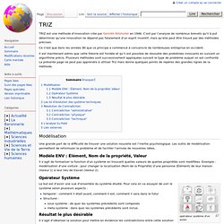 TRIZ - Wiki Baro