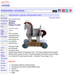 Trojan Horse Paper Craft