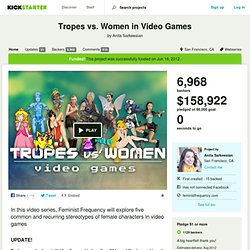 Tropes vs. Women in Video Games by Anita Sarkeesian
