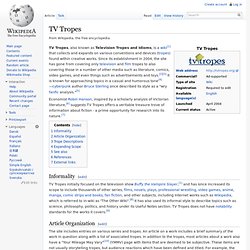 TV Tropes