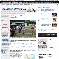 In tropical paradise, U.S. drones meant revenue - Checkpoint Washington