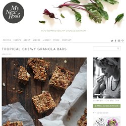 Tropical Chewy Granola Bars