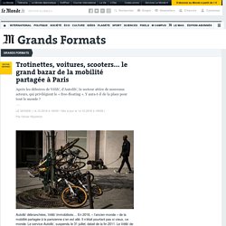 Trotinettes, voitures, scooters... le grand bazar de la mobilité partagée à Paris