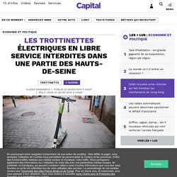 Les trottinettes électriques en libre service interdites dans une partie des Hauts-de-Seine