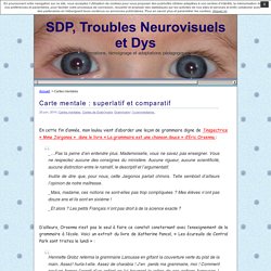 SDP, Troubles Neurovisuels et Dys » Cartes mentales