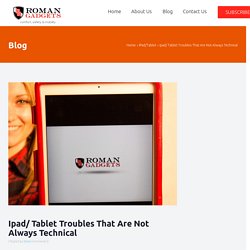 Ipad/ Tablet Troubles That Are Not Always Technical - iPad Tablet Cases mount Stand System by Roman Gadgets