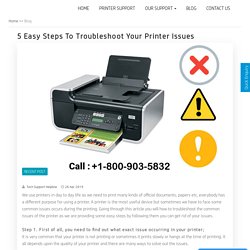 5 Easy Steps to Troubleshoot Your Printer Issues