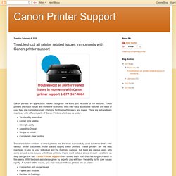 Troubleshoot all printer related issues in moments with Canon printer support