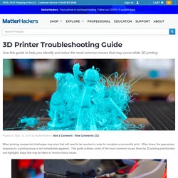 3D Printer Troubleshooting Guide
