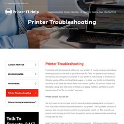 Fix Offline Printer Troubleshooting Windows & Mac, Printing Blank Pages Errors