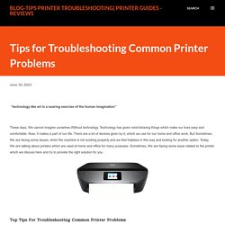 Tips for Troubleshooting Common Printer Problems