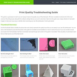 Print Quality Troubleshooting Guide