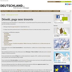 Deutschland Online: Page d’accueil