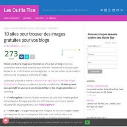 10 sites pour trouver des images gratuites pour vos blogs