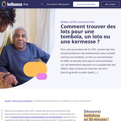 Trouver des lots pour une tombola, un loto ou une kermesse : Comment faire ?