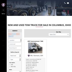 Used Tow Truck for Sale in Columbus, Ohio