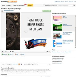 Semi Truck Repair Shops Michigan